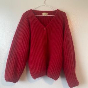 Vintage LL Bean Cardigan - Mohair Wool